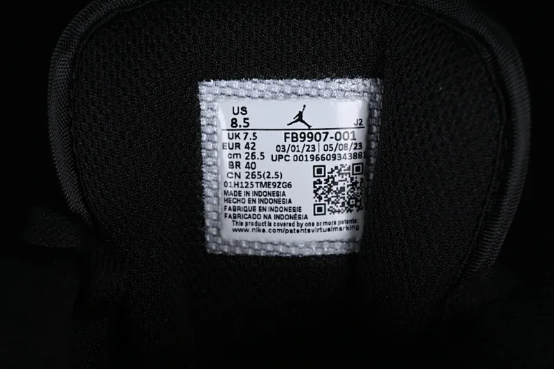 All categories Air Jordan Jordan series basketball shoes Air Jordan 1 Low Z version Air Jordan 1 Low AJ1 Joe 1 all black burst pattern low-top cultural casual sneakers FB9907-001